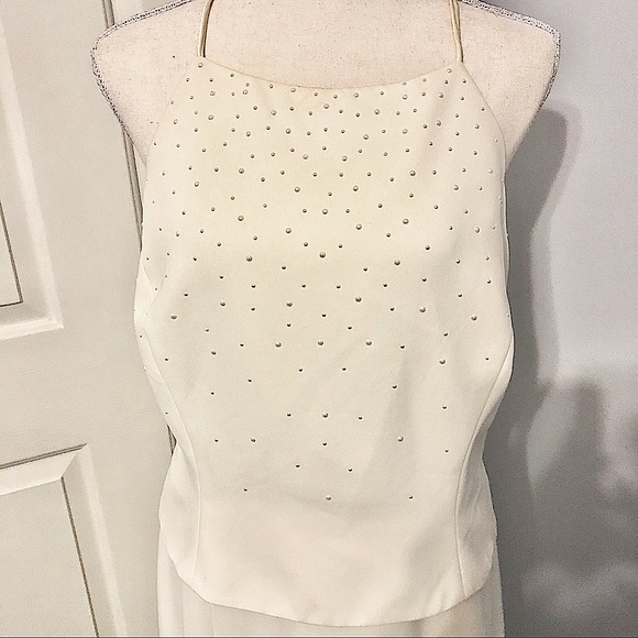 Full Length Beaded Evening Gown - Picture 2 of 7